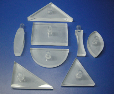 Set of 6 Different Crystalline Shapes – Light Refraction Experiment Set of 6 Different Crystalline Shapes – Light Refraction Experiment